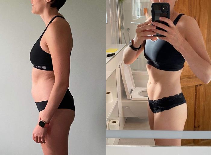 Vicky before and after